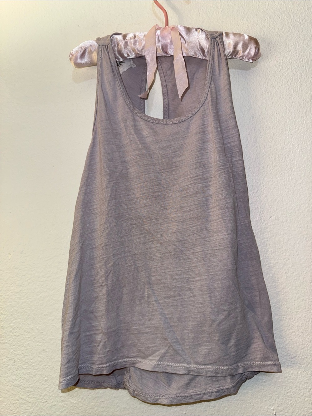 T2 Love Dusty Mauve Racerback Tank Top